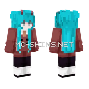 002 Edit Blue Hair Minecraft skin