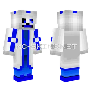 1 Damage Error 404 Sans Minecraft skin