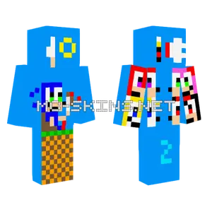 10 Sonic Facts 2 Minecraft skin