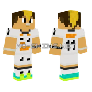2011 Neymar Minecraft skin
