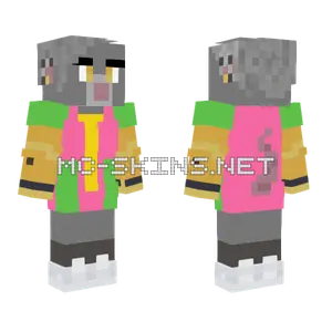 3043 Milly Ver 2 Color Block Minecraft skin