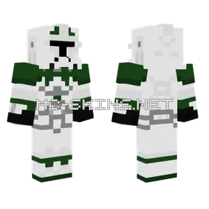 41st Elite Corps Clone Trooper Minecraft skin