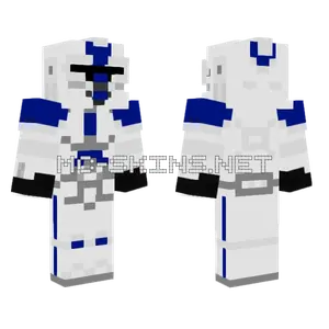 501st BARC Clone Trooper Minecraft skin