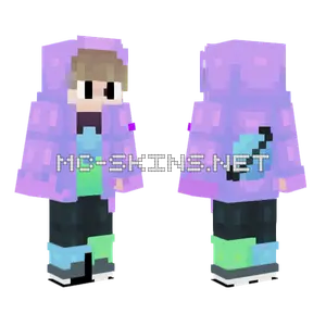 80s Vaporwave Boy Minecraft skin