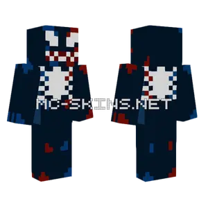 90s Venom Spider-Man Minecraft skin