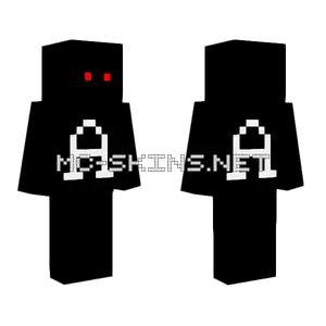 A Negative Minecraft skin