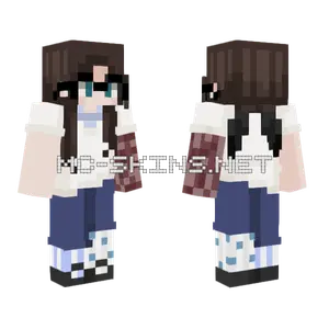 Aacrrowe Blue Dress Minecraft skin