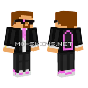 Aagent Pink Minecraft skin