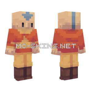 Aang Skin Minecraft skin