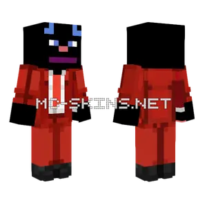 Aaron5s Red Suit Remastered Minecraft skin
