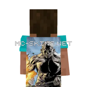 Absorbing Man cape, outside and lining