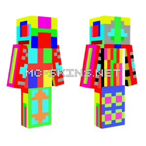 Abstract Iron Monster Minecraft skin