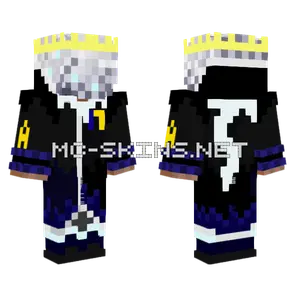 Abyssal Monarch Slim Armed Ver Minecraft skin