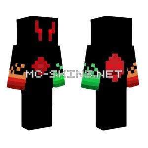 Acid Fire Demon Minecraft skin