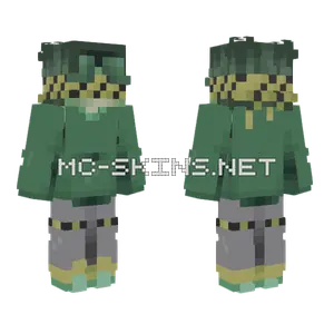 Acid Green Suit Minecraft skin