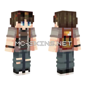 Adventure Cris Gift Minecraft skin