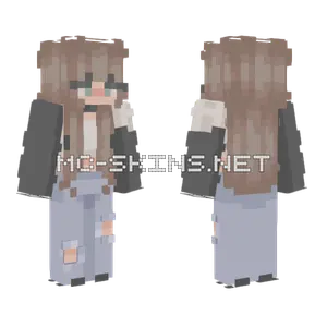 Aesthetic Girl Minecraft skin