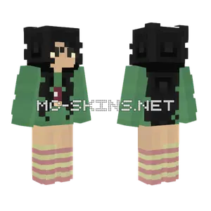 Aesthetic Girl Cottage Core Minecraft skin