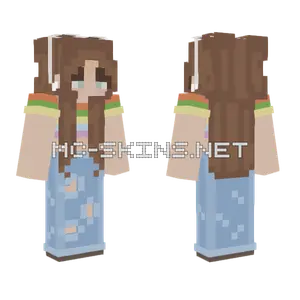 Aesthetic Kidcore Minecraft skin