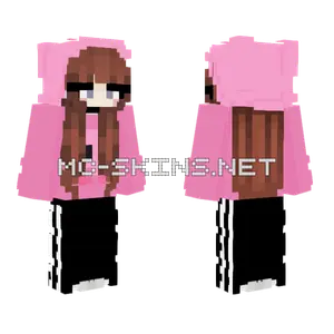 Afawfg Pink Outfit Minecraft skin