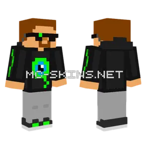 Agent With Jacksepticeye Merch Minecraft skin