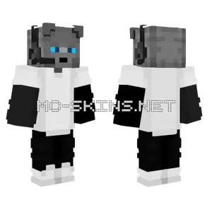 Aguilarcraft Grey Wolf Minecraft skin