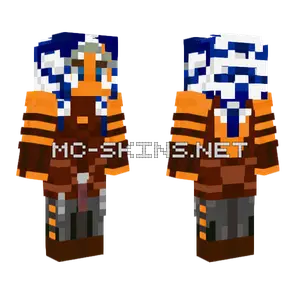 Ahsoka Tano 2 Minecraft skin