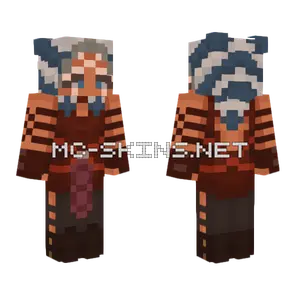 Ahsoka Tano Star Wars Minecraft skin