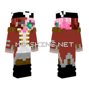 Ailesburg Pink Hair Minecraft skin