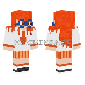 Aina Pokeomn Escarlata Con Gersey Minecraft skin
