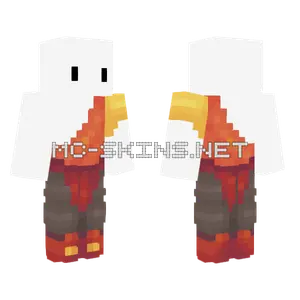 Airbender Marshmallow Minecraft skin