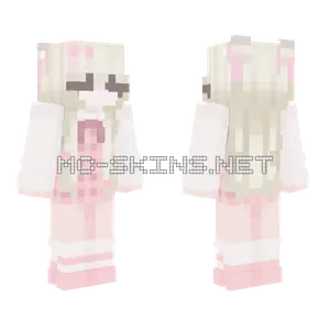 Aitana Aqsthe Pink Minecraft skin