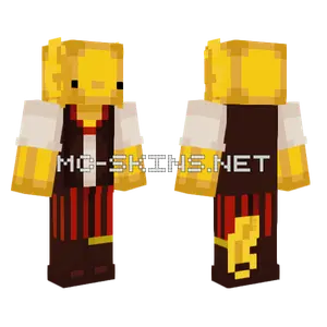 Ajolote Bee King Minecraft skin