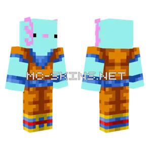Ajolote Goku Minecraft skin