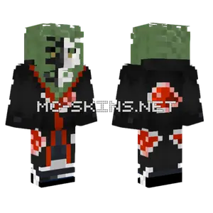 Akatsuki Member Zetsu Minecraft skin