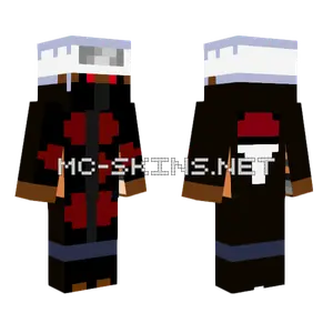 Akatsuki Ninja Minecraft skin