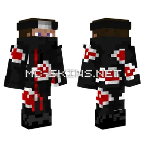Akatsuki Steve Minecraft skin