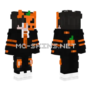 Akignu Halloween Girl Minecraft skin