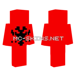 Albania Flag Skin Minecraft skin