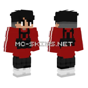Alejorojoo Red Jersey Minecraft skin