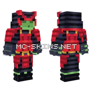 Alex Samurai Minecraft skin