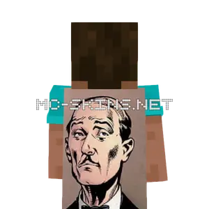 Alfred Pennyworth cape, outside and lining