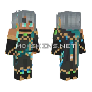 Alhaitham Genshin Impact Minecraft skin