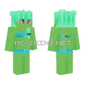 Alien Girl Base Minecraft skin