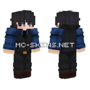 Alistair Formal Blue Minecraft skin