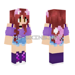 Alita Cat Girl Minecraft skin