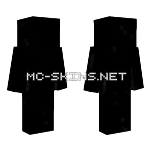 All Black Minecraft skin