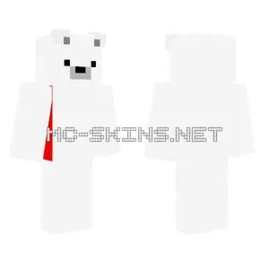 All White Bear Minecraft skin