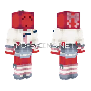 Allincy Red Outfit Minecraft skin