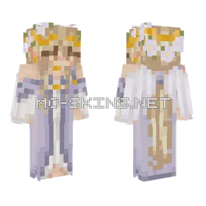 Allium Valley Fairy Minecraft skin